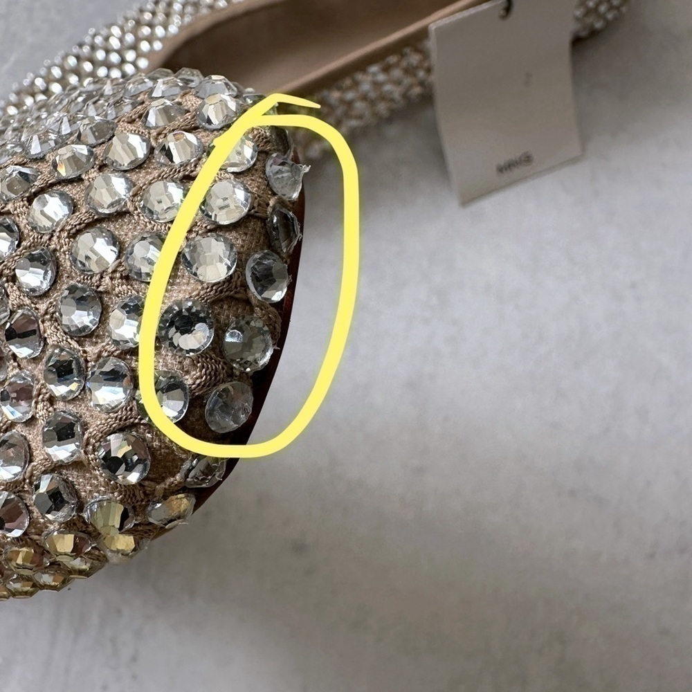 Mango Rhinestone Ballet Flats - Picture 4 of 7